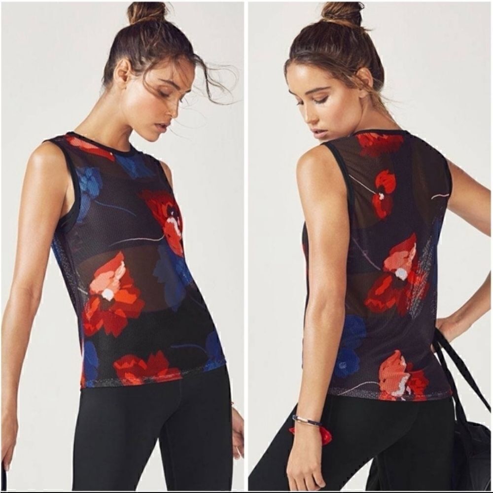 Fabletics Harleen Athletic Mesh Tank Size 3x